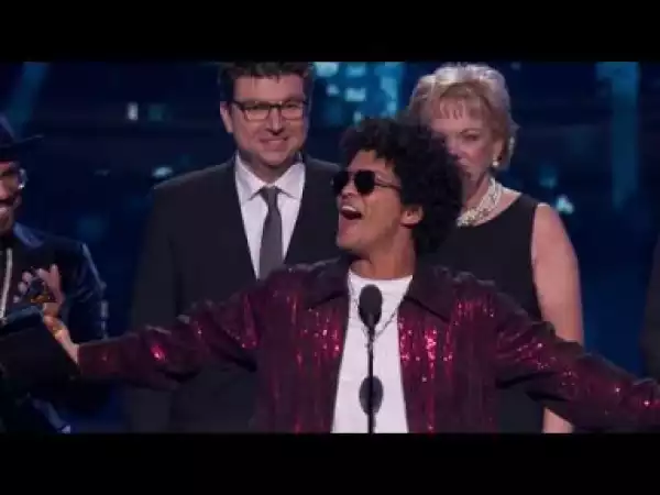 Video: Bruno Mars Acceptance Speech | Record Of The Year | 60th GRAMMYs